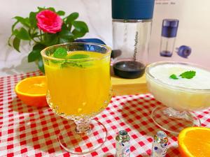 夏日必备饮品❗️鲜橙果汁气泡水&香蕉芝士奶昔的做法 步骤13