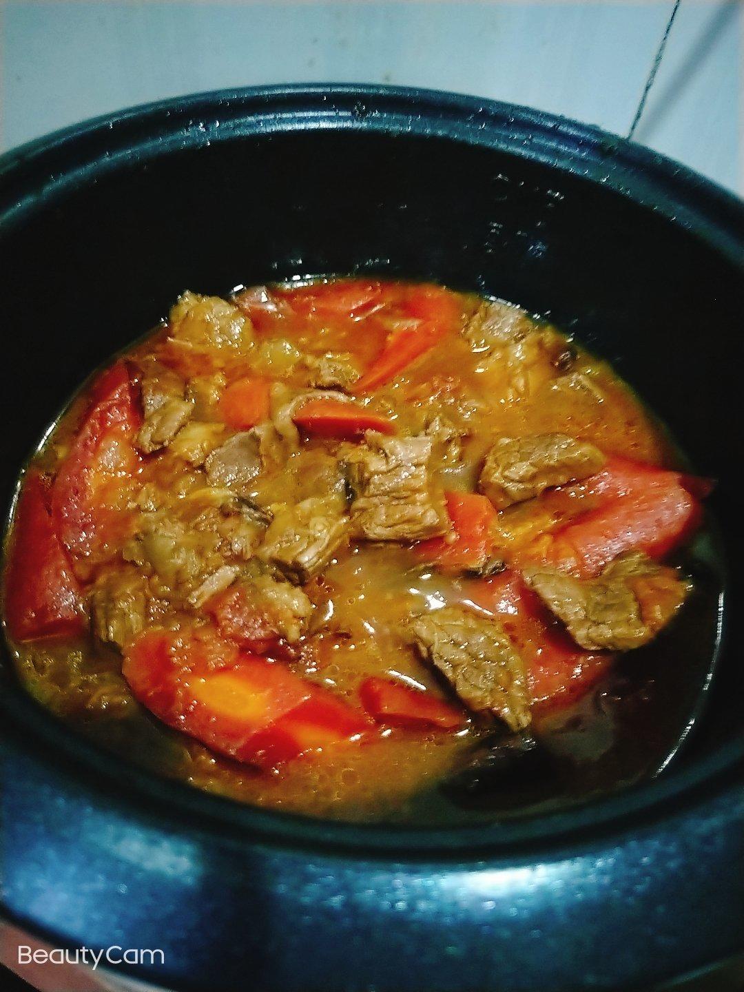 番茄土豆炖牛腩