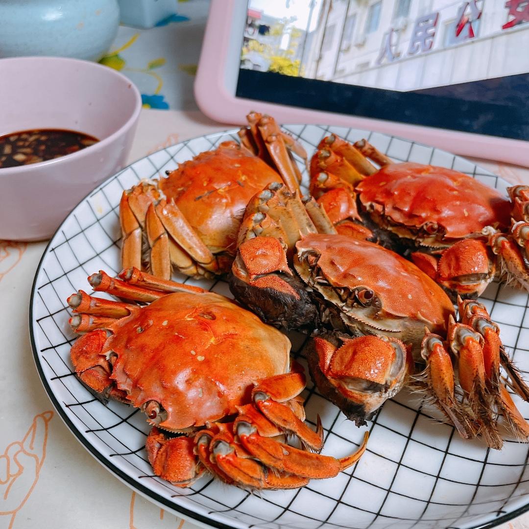 清蒸大闸蟹