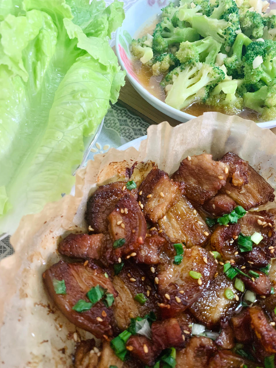 空气炸锅烤五花肉·香！