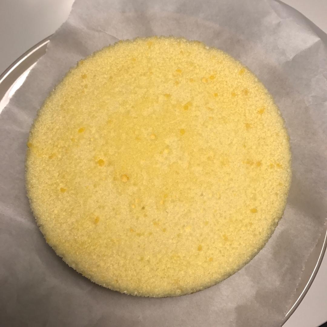 六寸戚风蛋糕