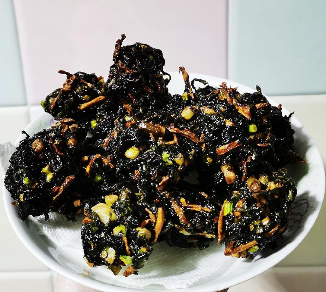闽南街头小吃：炸紫菜丸