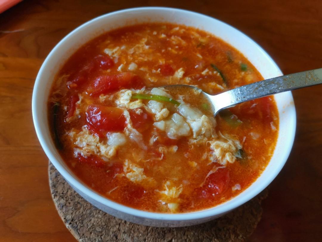 简单早餐-疙瘩汤