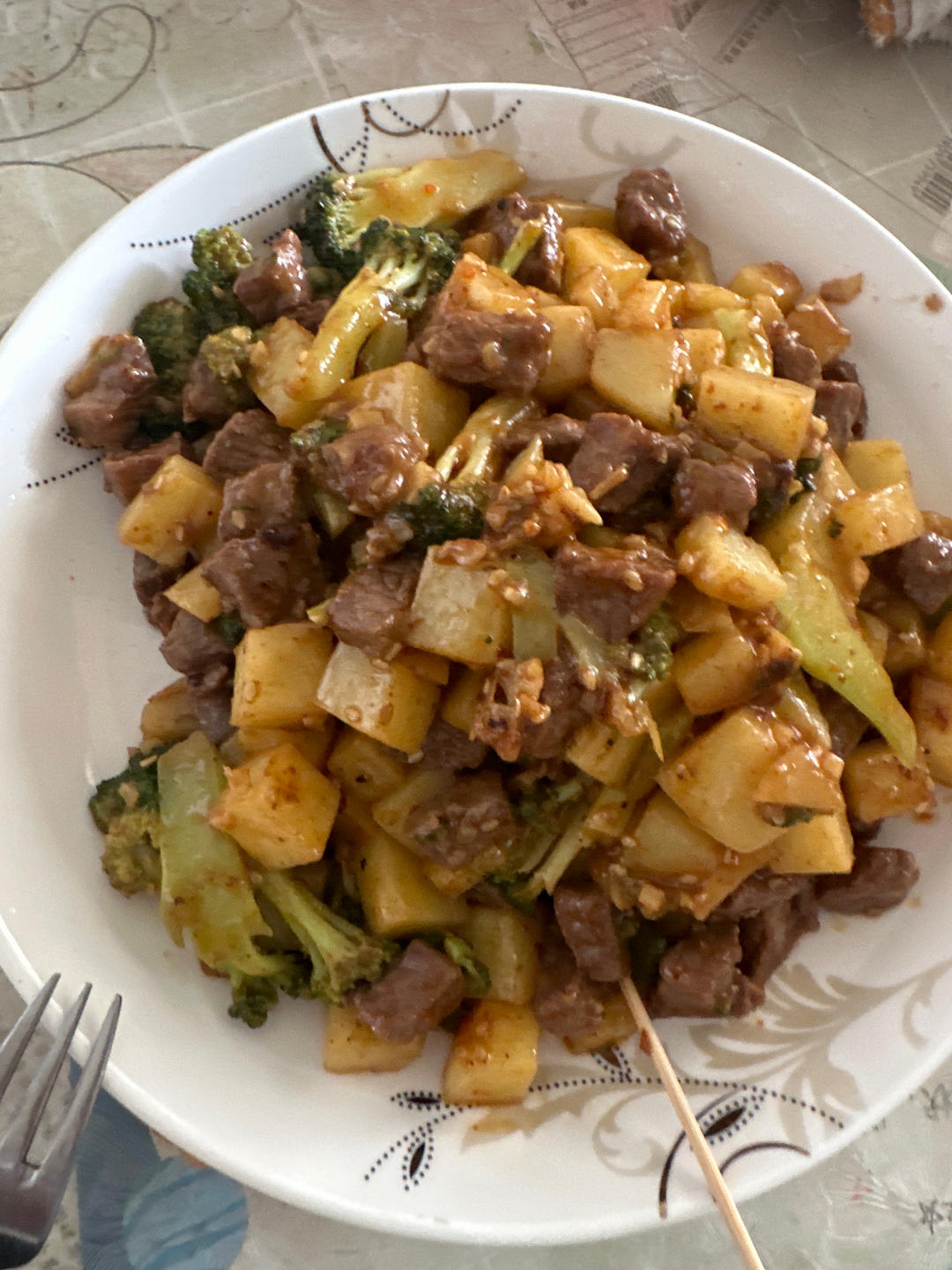 香辣孜然土豆牛肉粒，这么做巨巨巨好吃！！