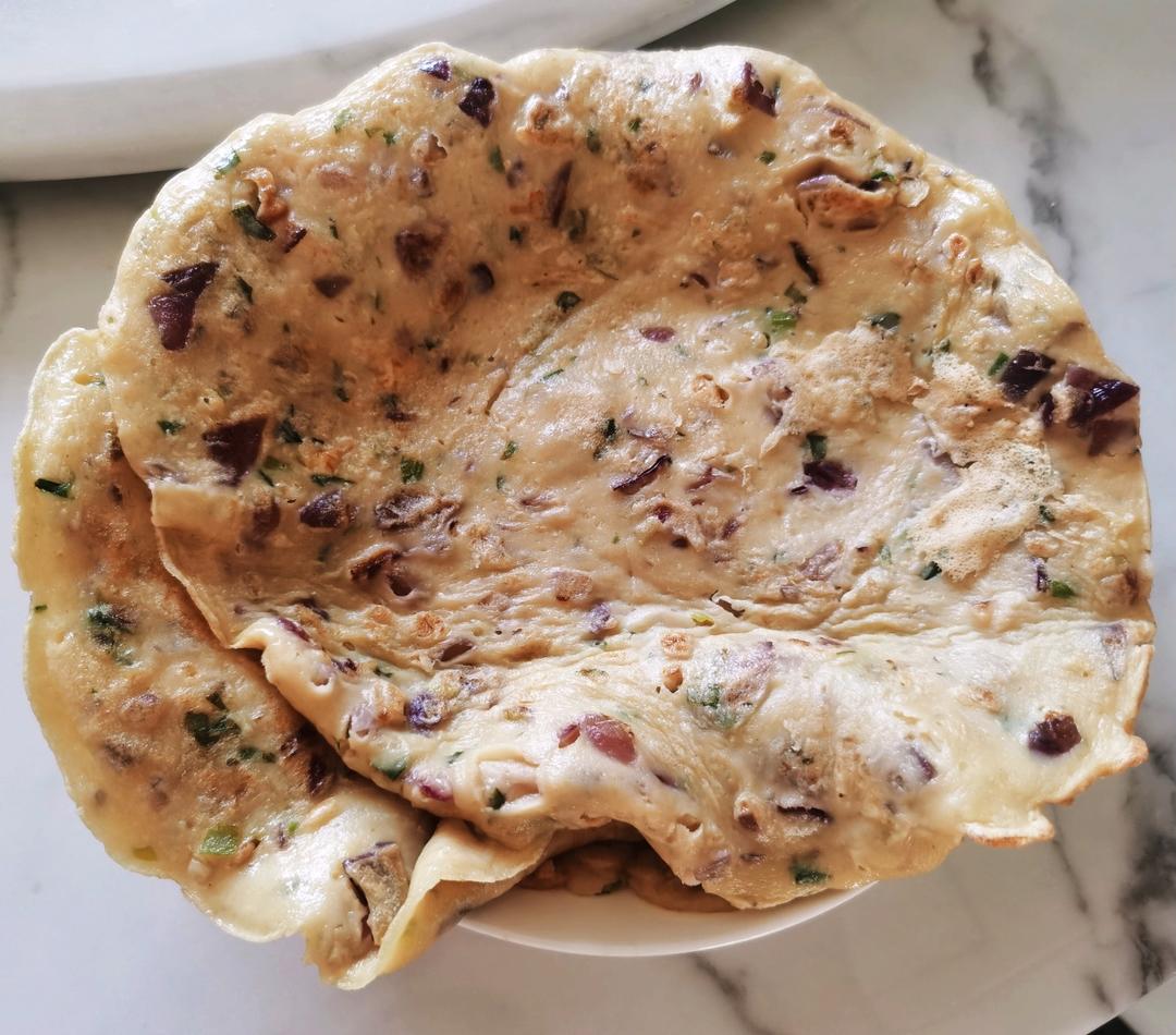 简单快手蔬菜鸡蛋煎饼