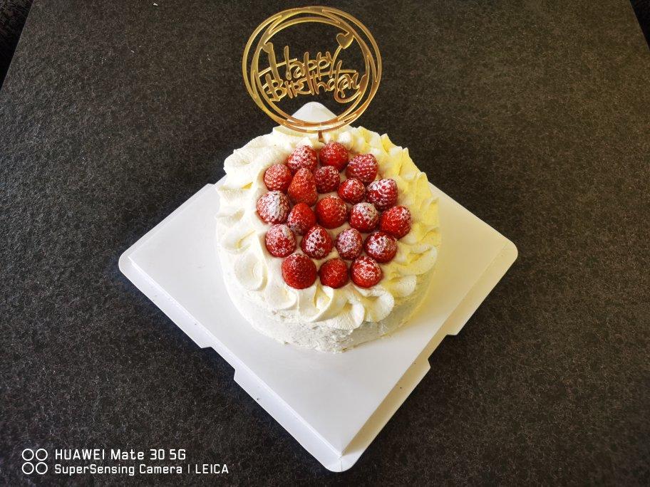 烫面雪纺蛋糕--8寸生日蛋糕胚