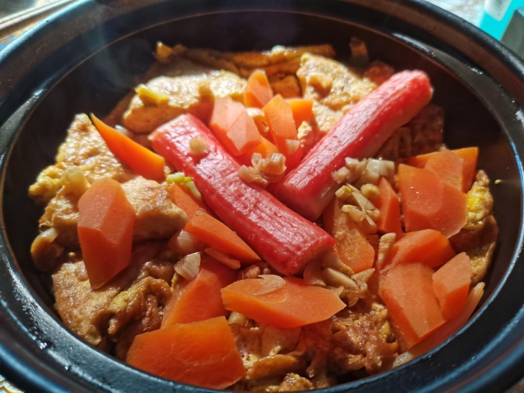 白菜豆腐煲