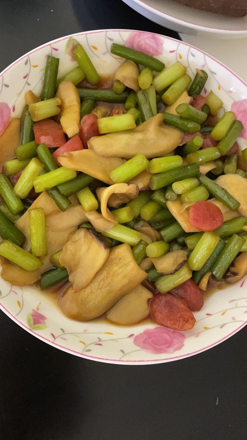 快手菜 爆炒蒜苗