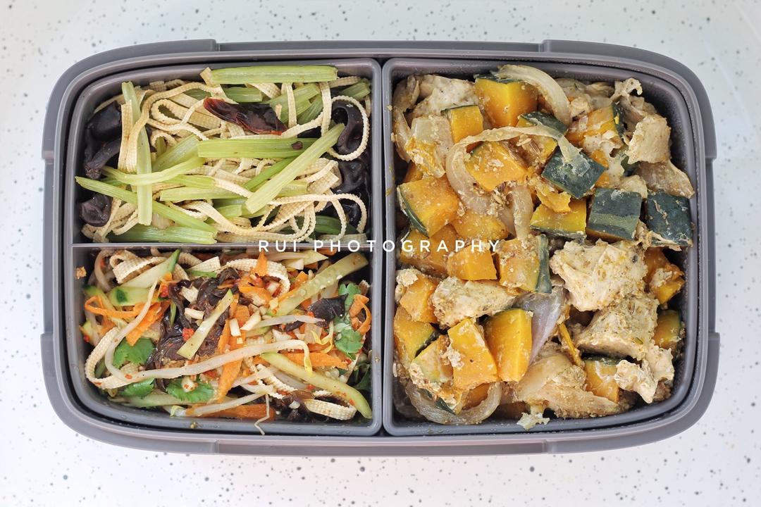 【健康三餐】孜然南瓜蒸鸡胸