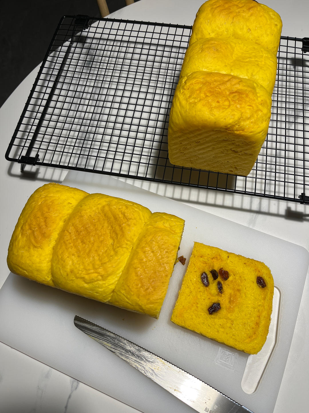南瓜炼奶吐司