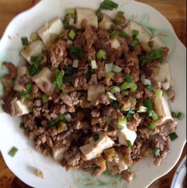 肉末蒸豆腐