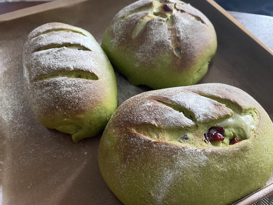 抹茶麻薯软欧包