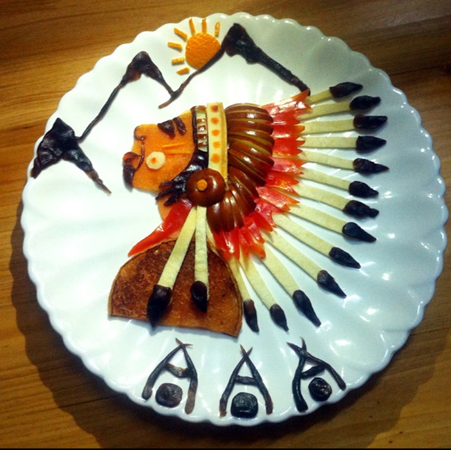 自由联想餐盘画