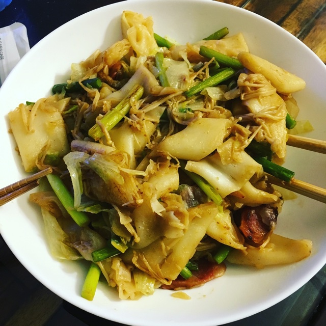 混酱炒猪肠粉