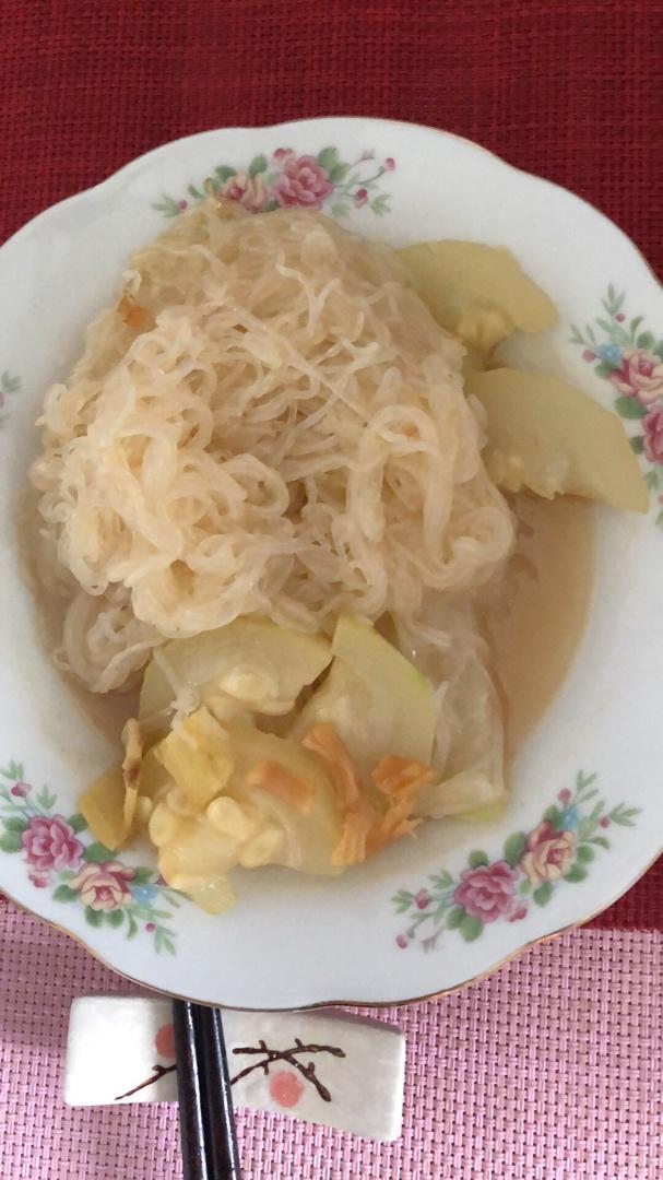 节瓜粉丝煲