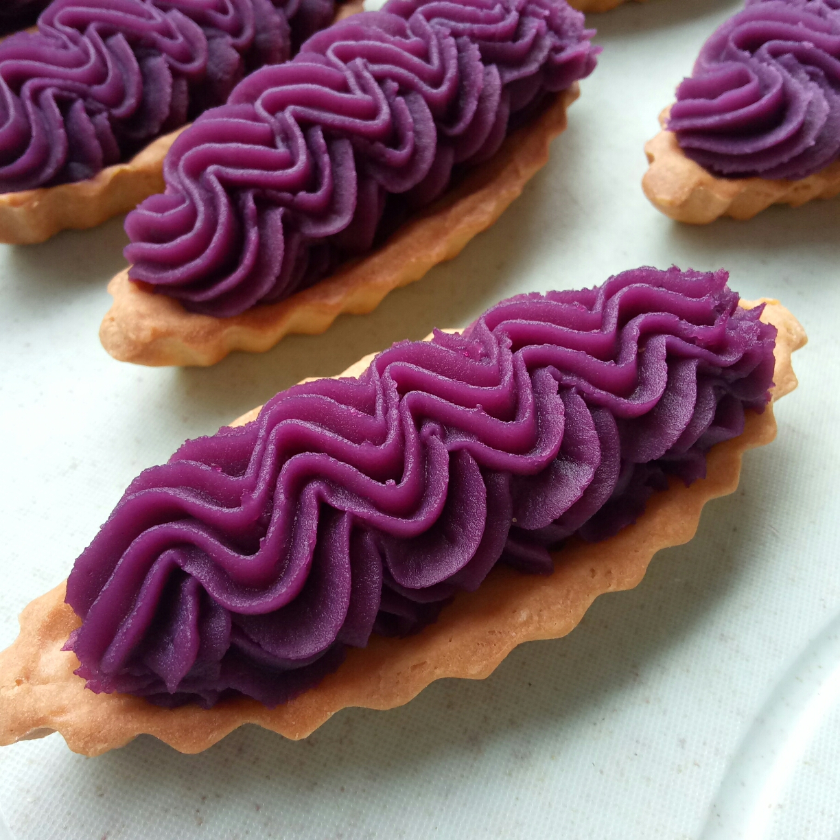 花样紫薯月饼