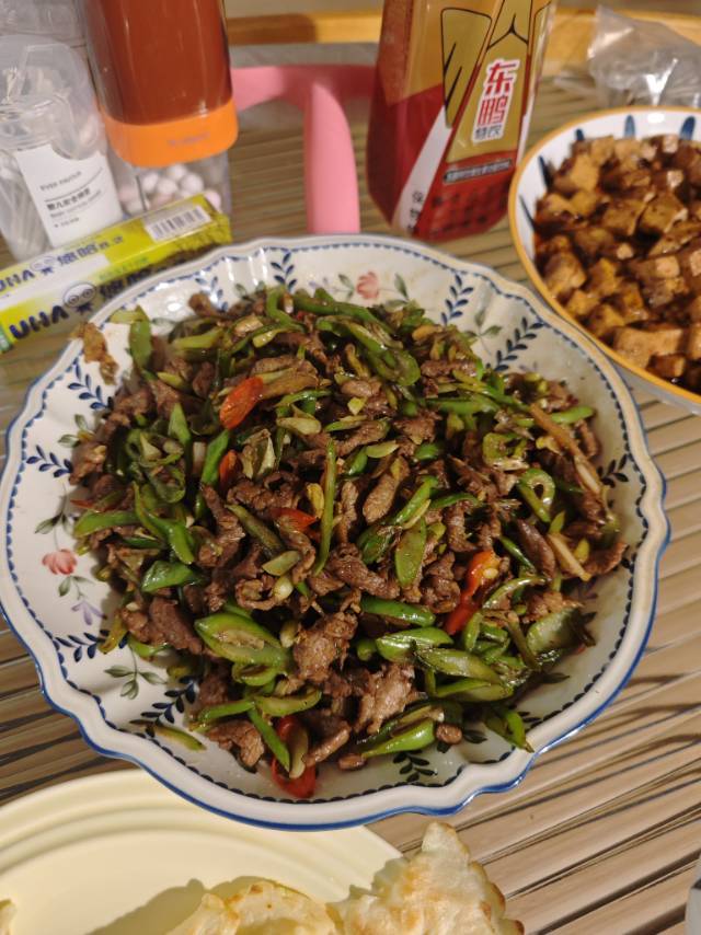 四季豆炒肉丝