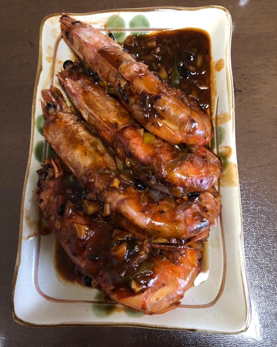 干烧大对虾