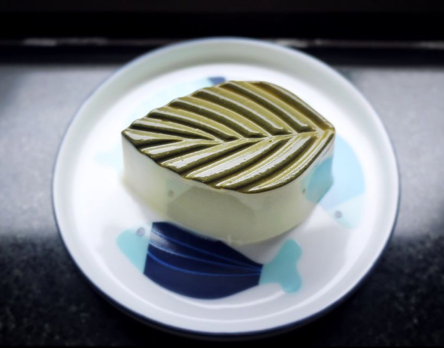 翡翠抹茶牛奶布丁