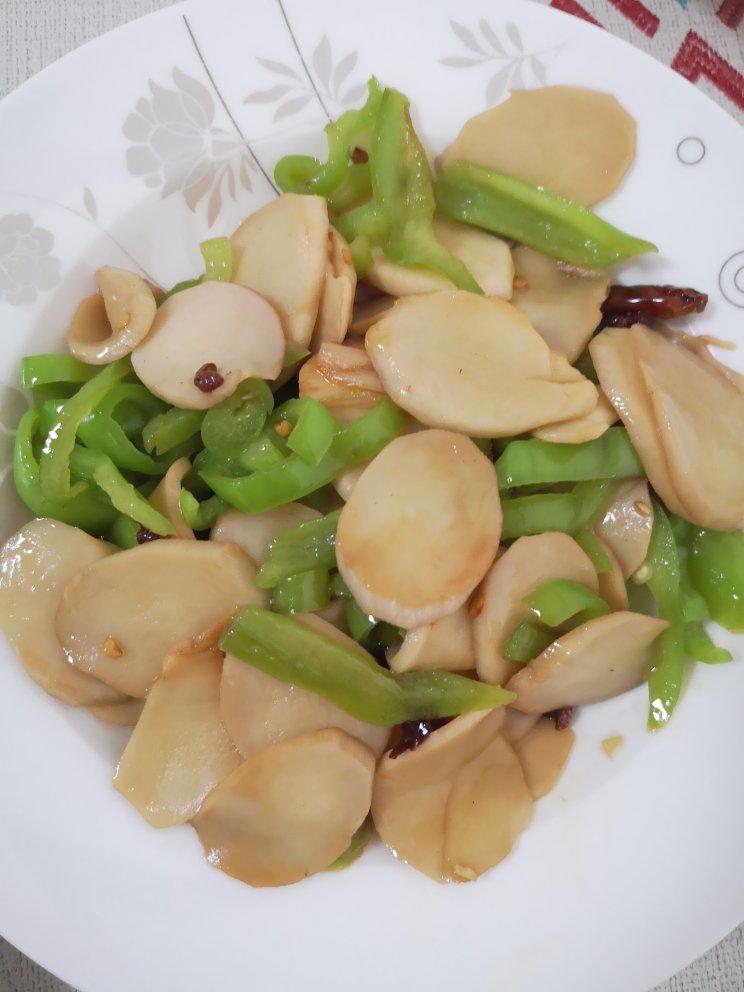 青椒炒杏鲍菇