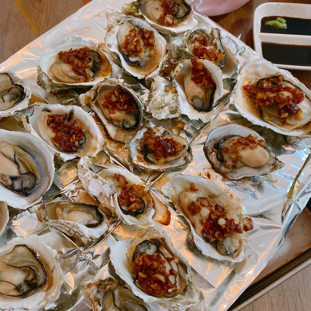 蒜蓉烤生蚝（烤箱版）