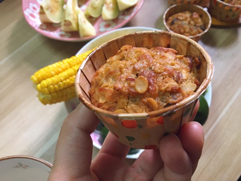 低脂燕麦海苔肉松马芬【轻卡小食】