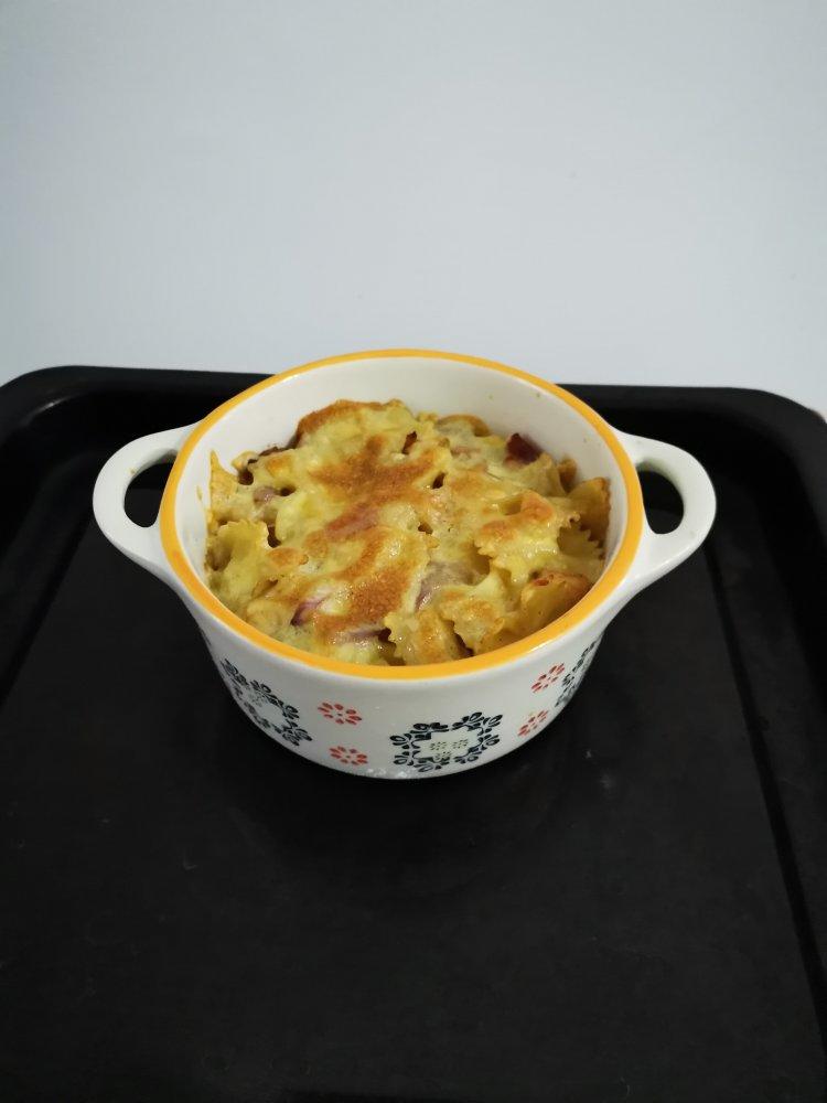 焗烤鲜虾蝴蝶面