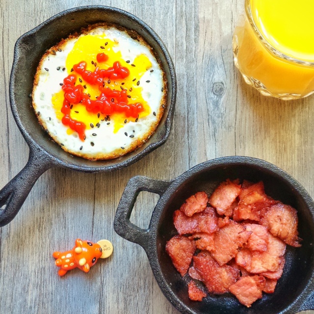 培根煎蛋