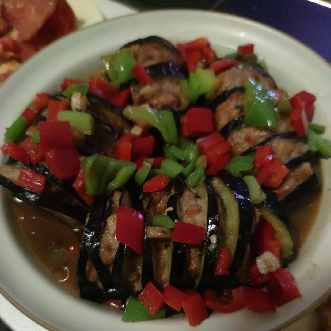 浇汁肉酿茄子