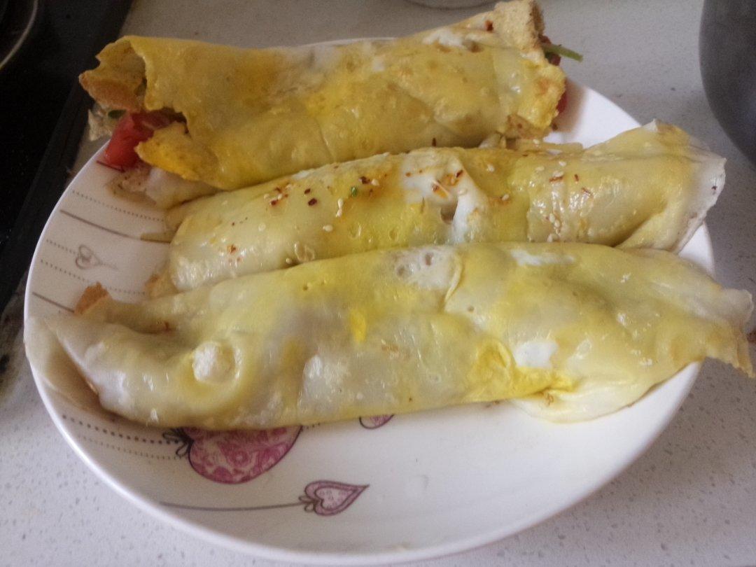 鸡蛋卷饼（路边摊复制版）