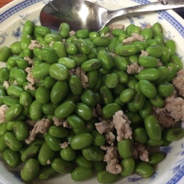 毛豆肉丝