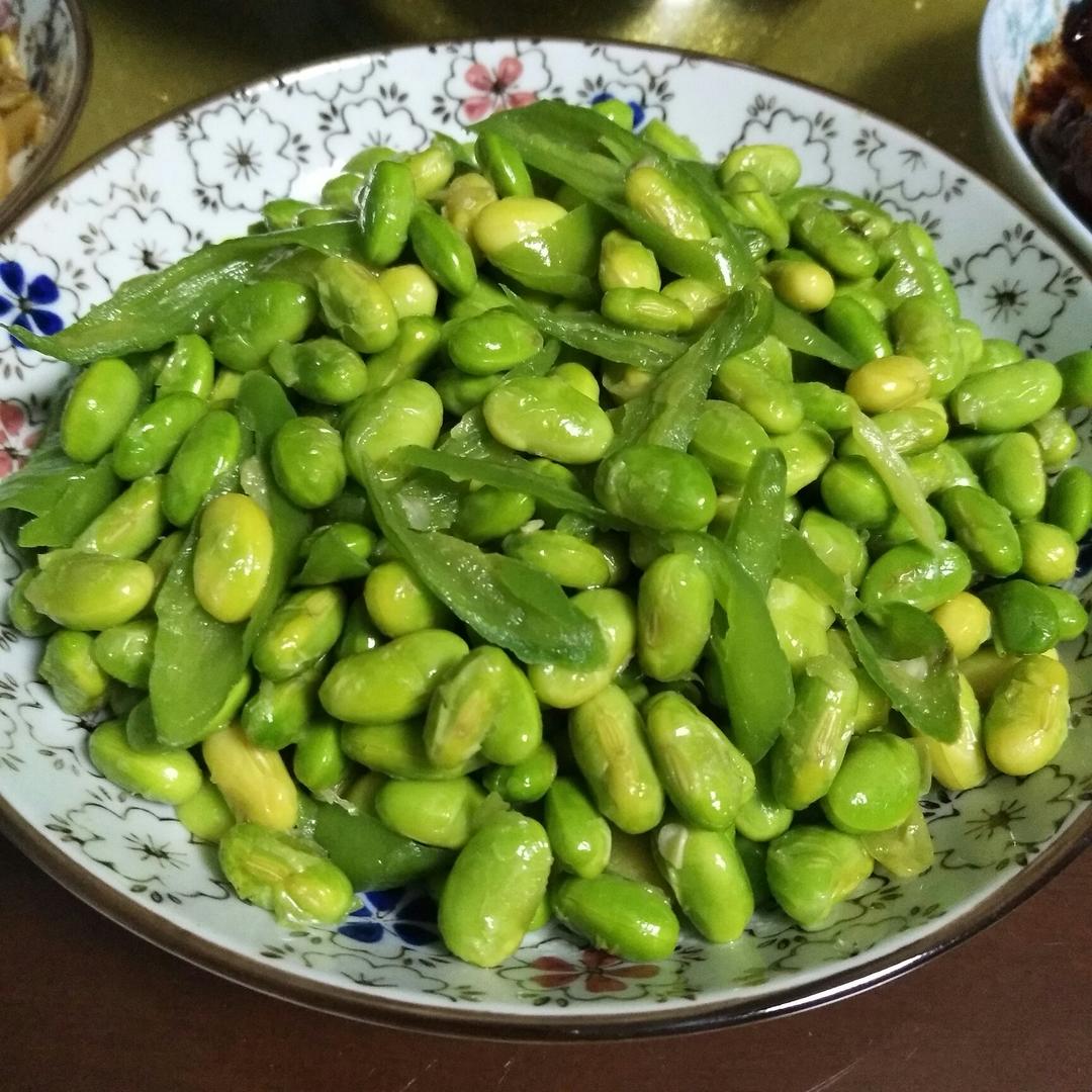 棒棒不是糖哟做的青椒毛豆