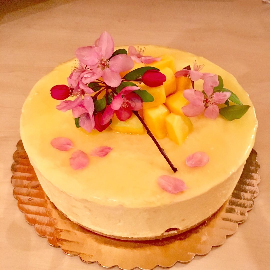 【视频】芒果慕斯（6寸） | 含镜面果胶配方