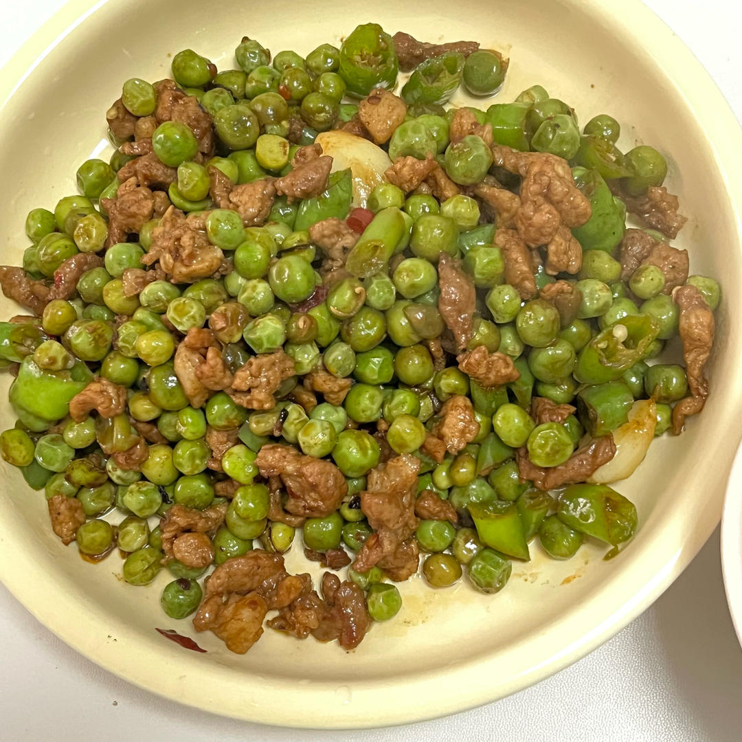 快手菜 青豆炒肉