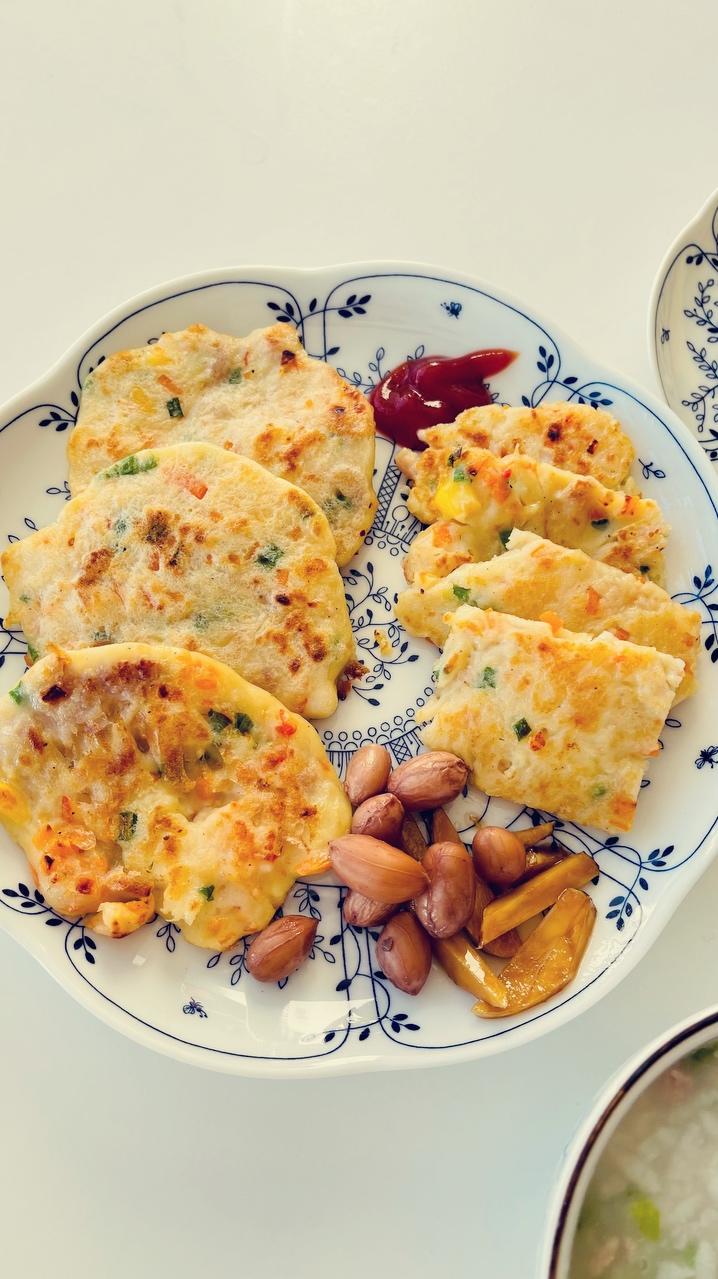 快手鲜虾玉米饼