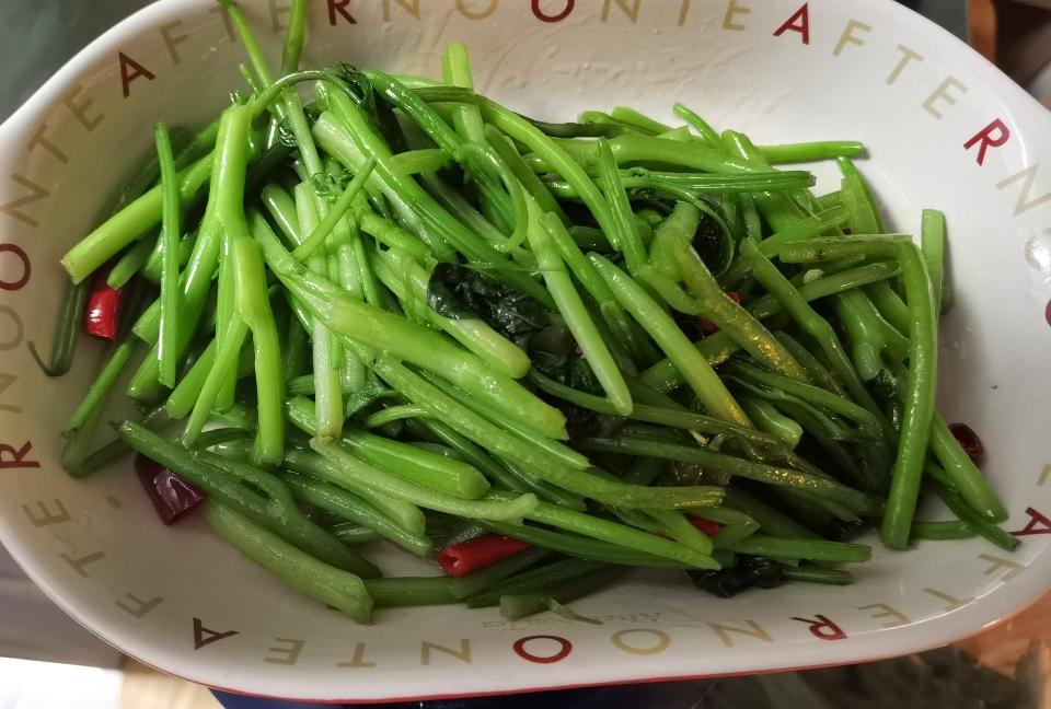 清炒山芋藤的做法