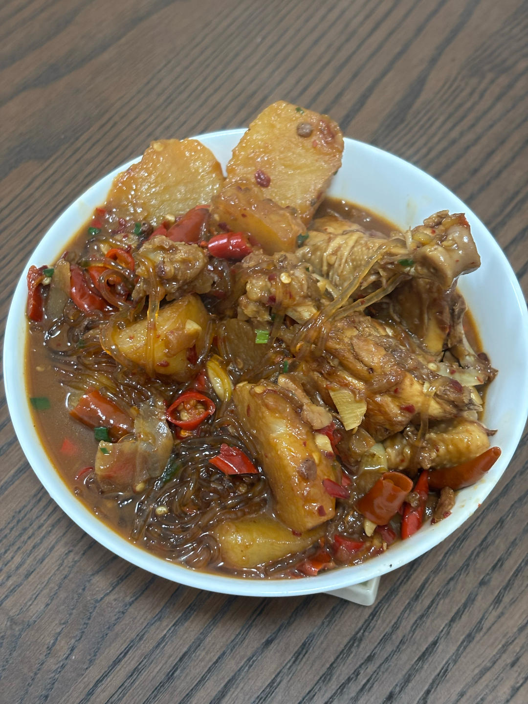 萝卜炖鸡（加粉条）