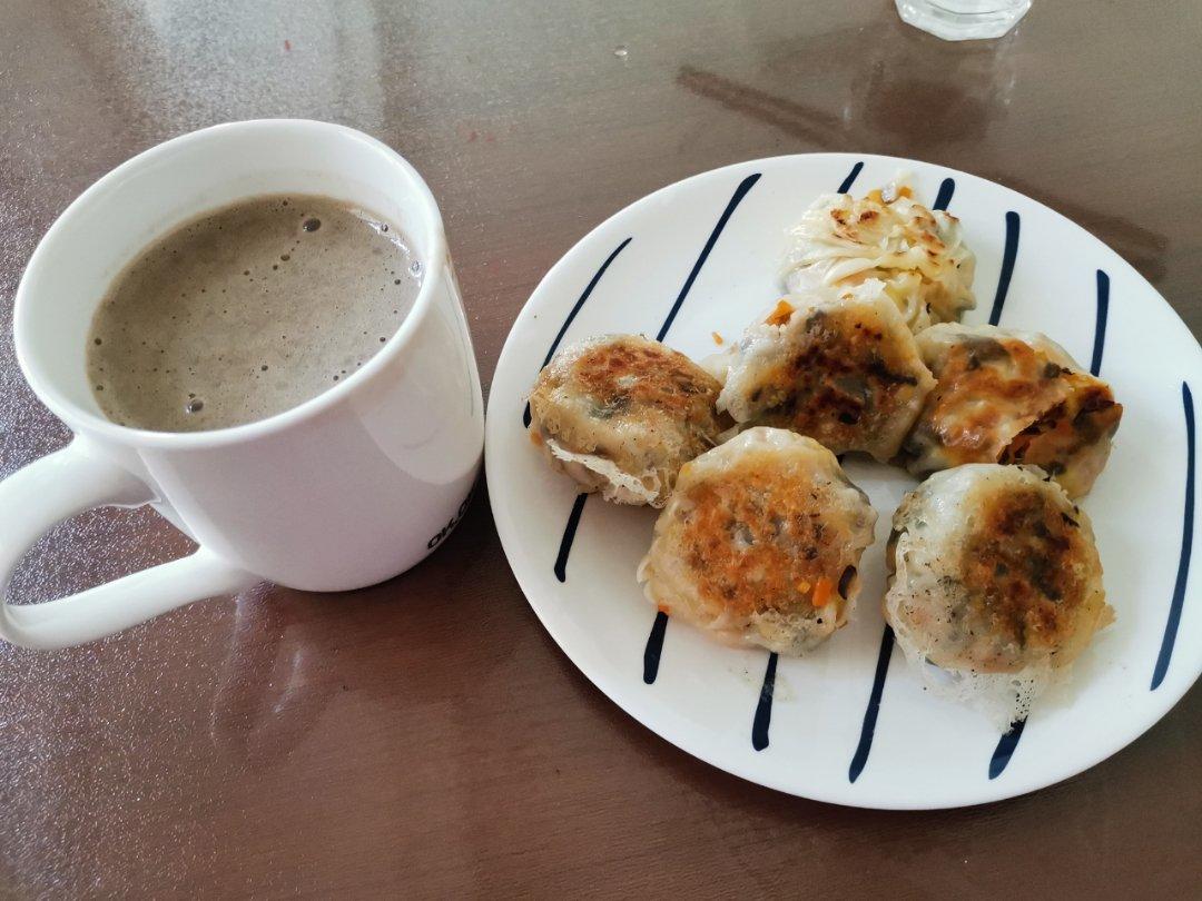 饺子皮版生煎包