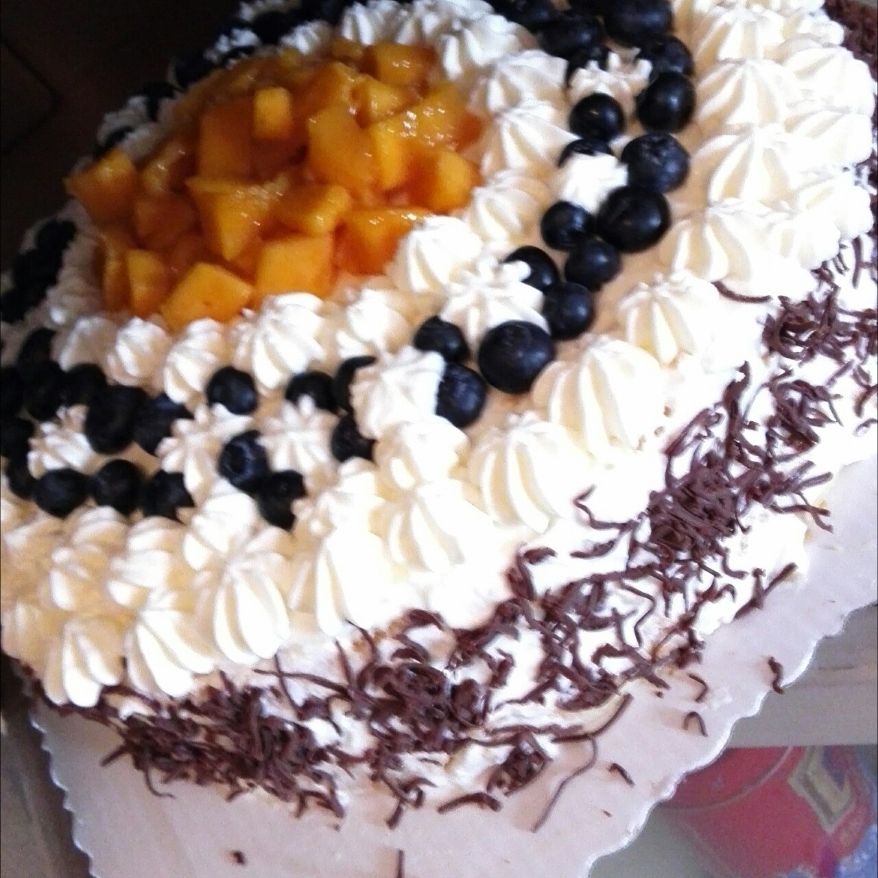 妈妈60岁的生日蛋糕