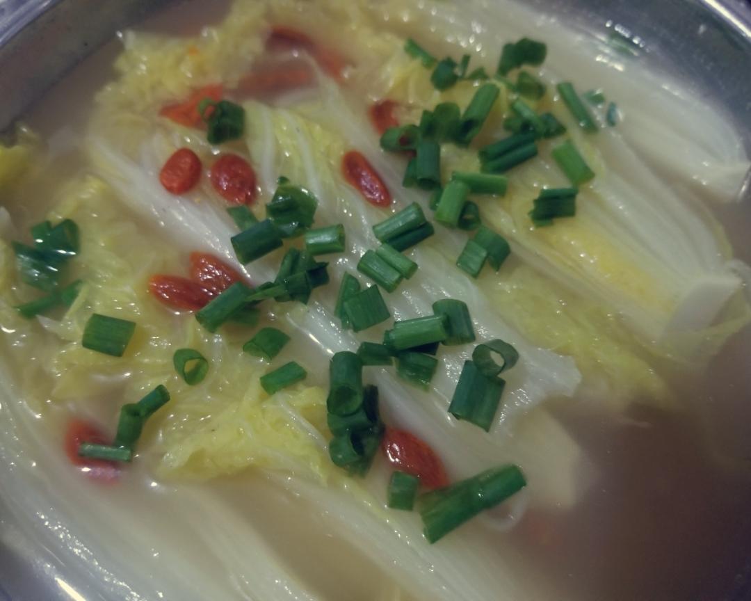 营养快手上汤枸杞浸娃娃菜