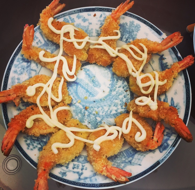 凤尾虾（热菜）