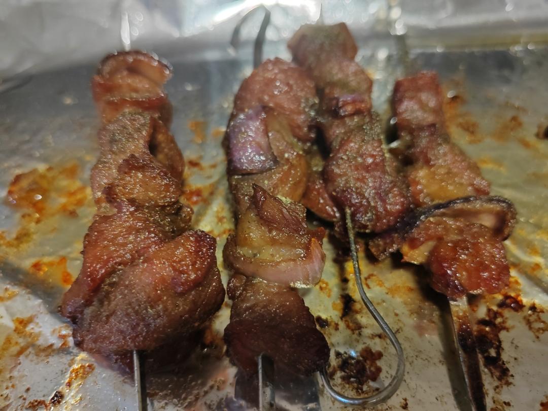 烤完不柴的电烤箱羊肉串