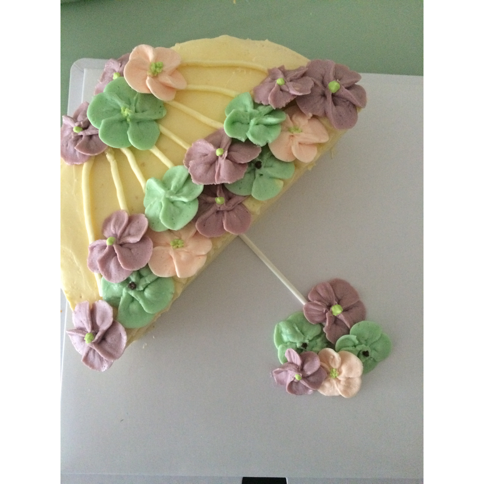 一克拉的眼泪_g8p6做的小雨伞蛋糕