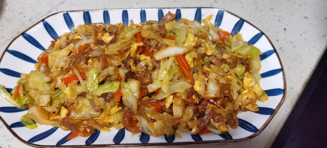 包心菜炒粉丝