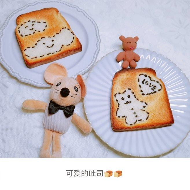 龙猫&小兔子&云朵烤吐司片