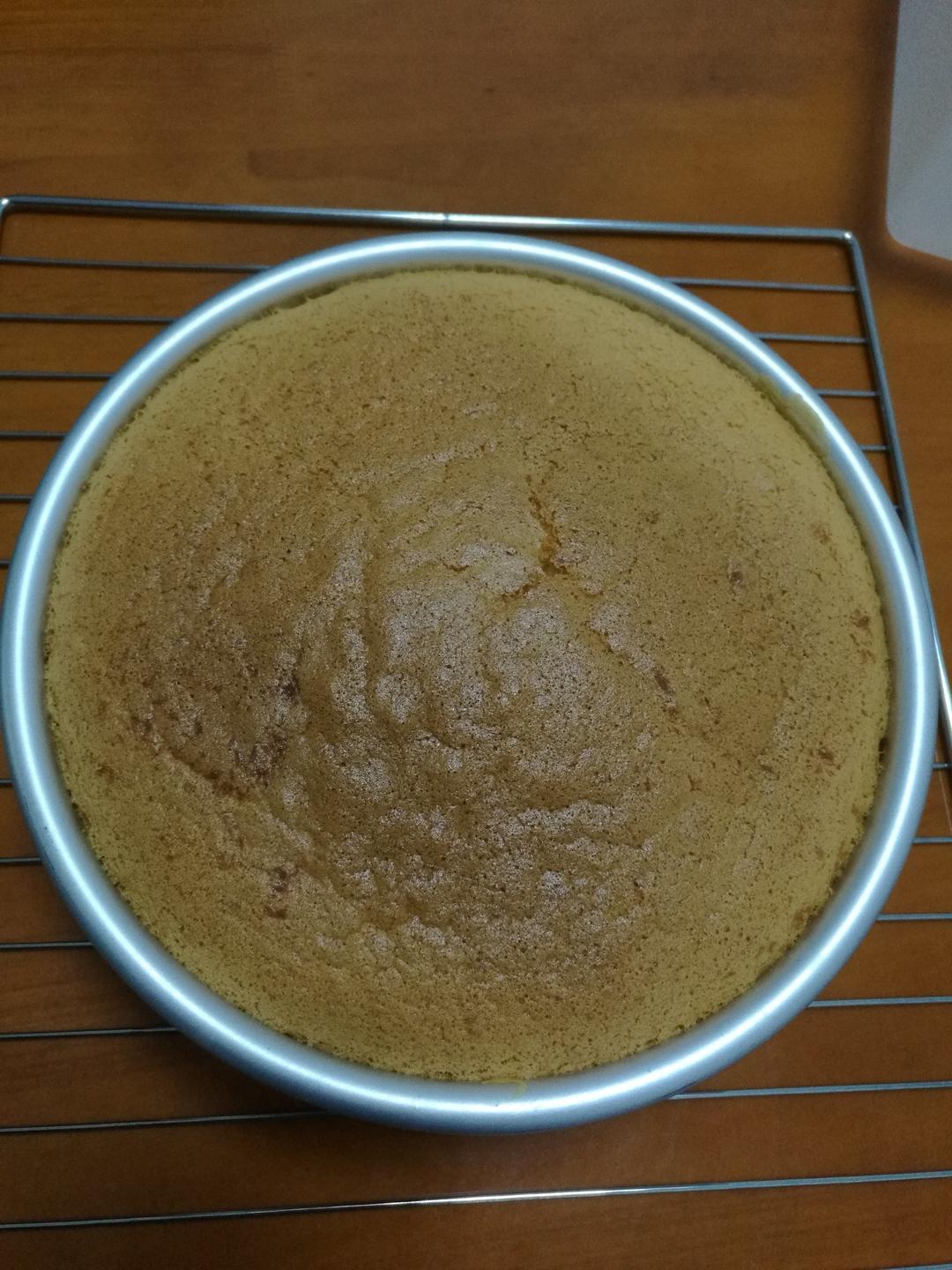 蛋糕的做法（8寸戚风蛋糕）