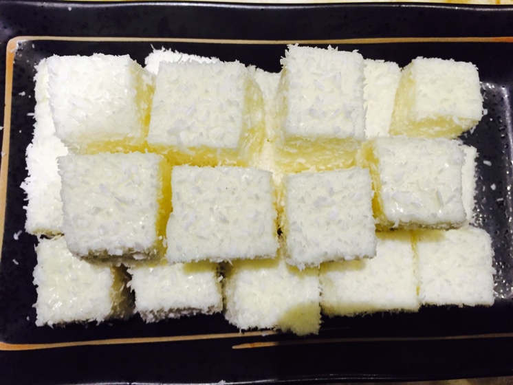 椰蓉牛奶小方