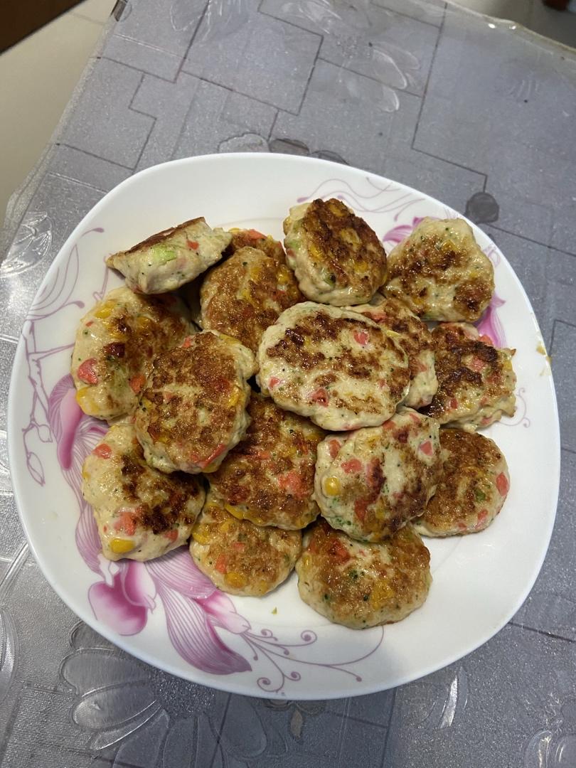 减脂鸡胸肉饼