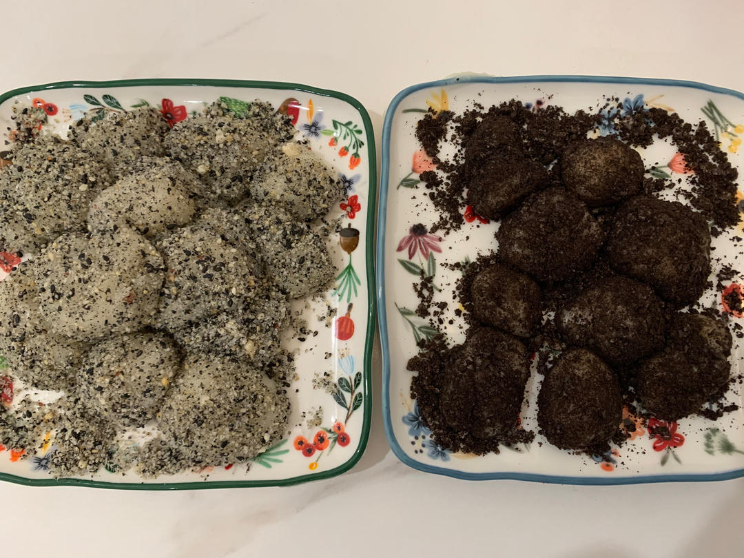 魔幻厨房|路边摊的鲜奶小麻糍，糯叽叽，越吃越香~