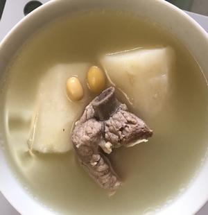 黄豆怀山汤的做法 步骤3